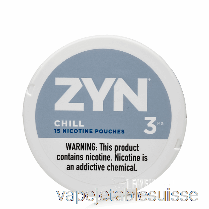 Vape Suisse Zyn Sachets De Nicotine - Chill 3mg